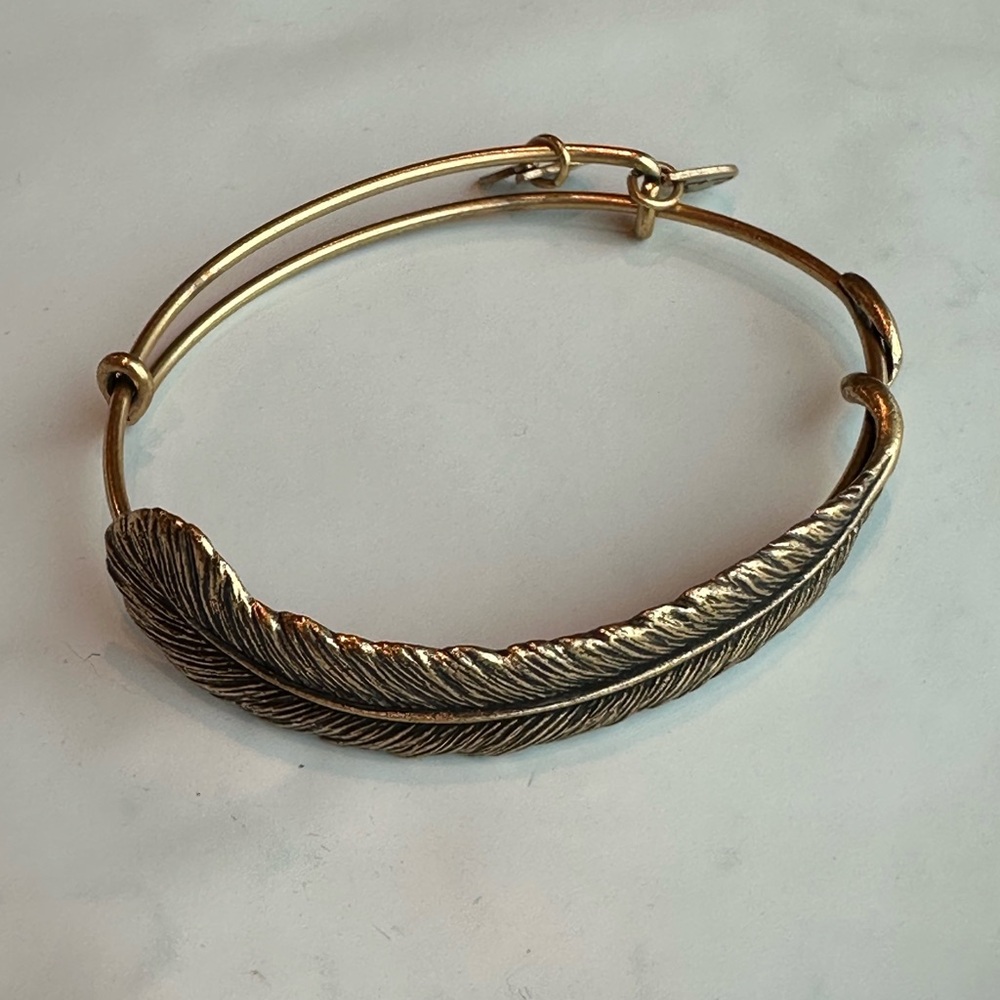 Alex and Ani Feather Bracelet